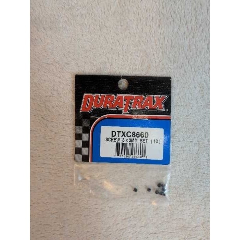Duratrax DTXC8660 3x3mm Screw Set 10 RC Car Parts Hobby